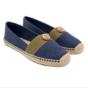 Tory Burch Beacher flat Espadrilles Navy/Olive